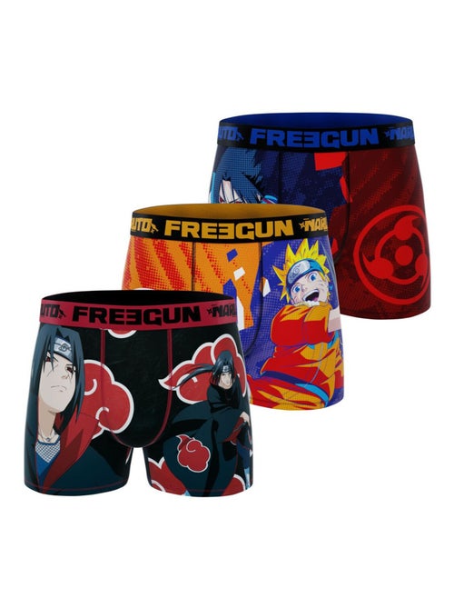 Lot de 3 boxers homme Naruto Classic Freegun - Kiabi