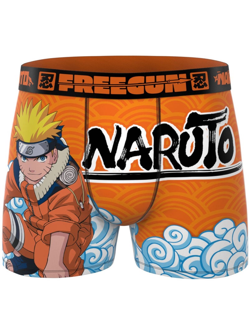 Lot de 3 boxers homme Naruto Classic Freegun Orange - Kiabi
