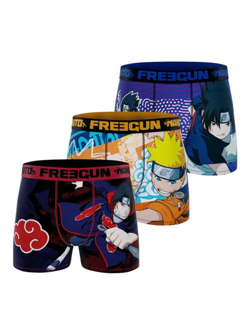 Lot de 3 boxers homme Naruto Classic Freegun - Kiabi