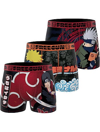 Lot de 3 boxers homme naruto classic freegun