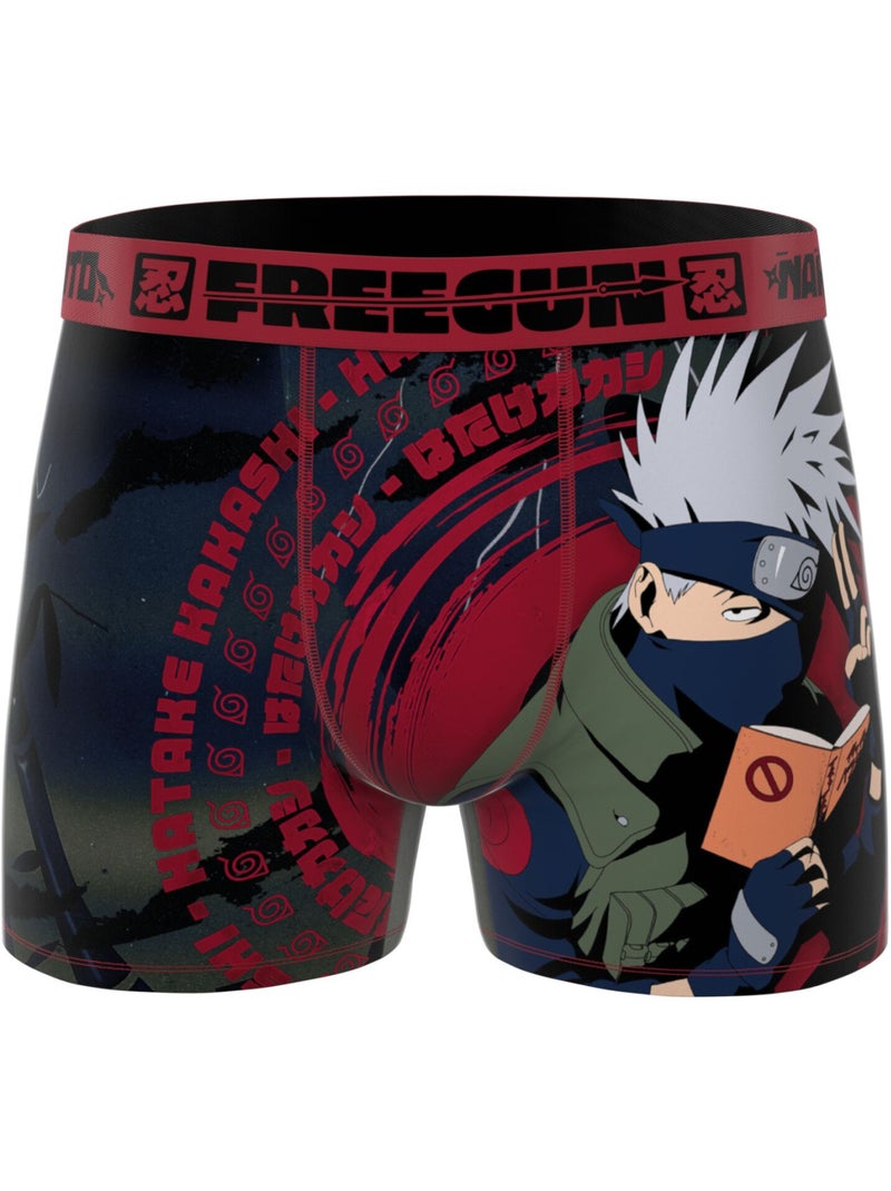 Lot de 3 boxers homme Naruto Classic Freegun Rouge - Kiabi