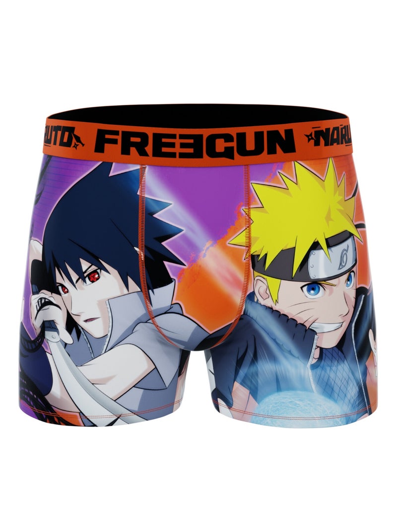 Lot de 3 boxers homme Naruto Shippuden Freegun Orange - Kiabi