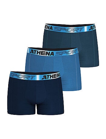 Lot de 3 boxers homme odor control athena