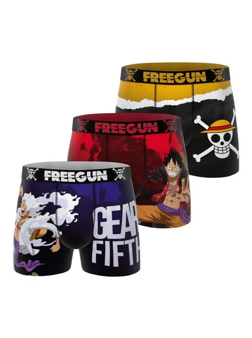 Lot de 3 boxers homme One Piece Freegun - Kiabi