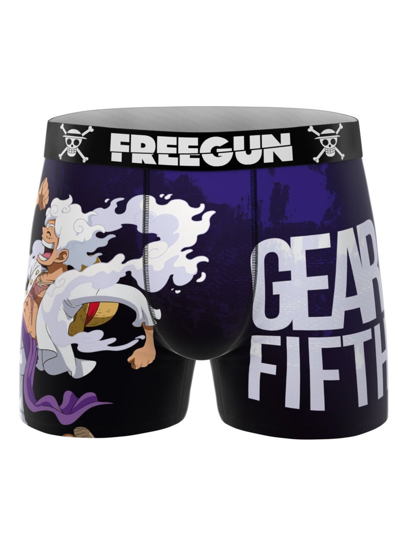 Lot de 3 boxers homme One Piece Freegun Noir Jaune - Kiabi