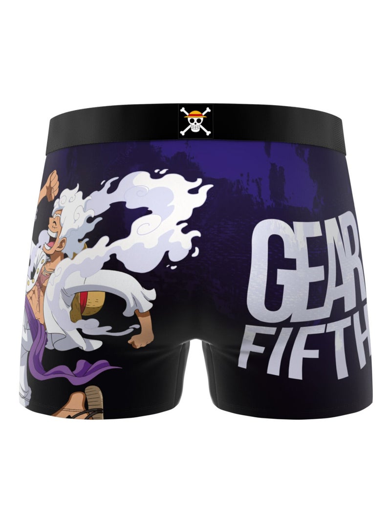 Lot de 3 boxers homme One Piece Freegun Noir Jaune - Kiabi