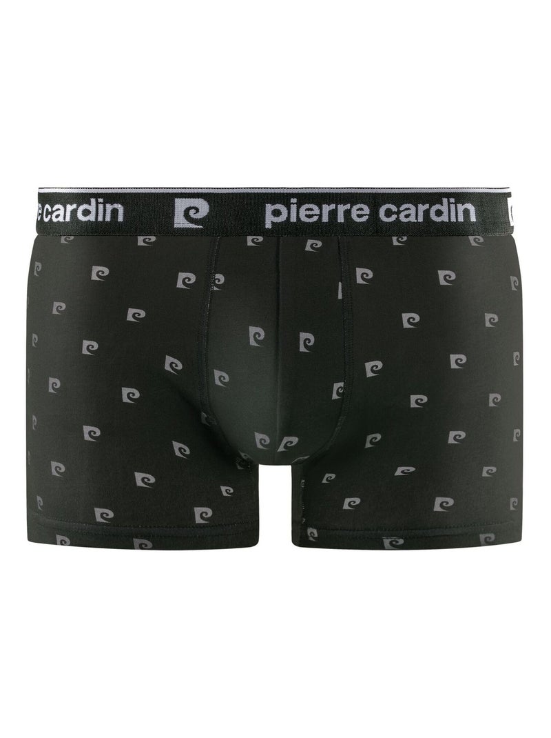 Lot de 3 boxers homme Print Pierre Cardin Noir Gris - Kiabi