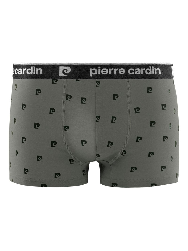 Lot de 3 boxers homme Print Pierre Cardin Noir Gris - Kiabi