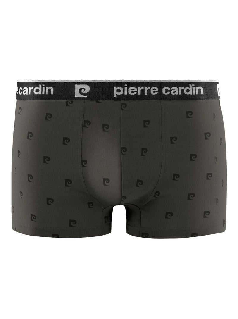 Lot de 3 boxers homme Print Pierre Cardin Noir Gris - Kiabi