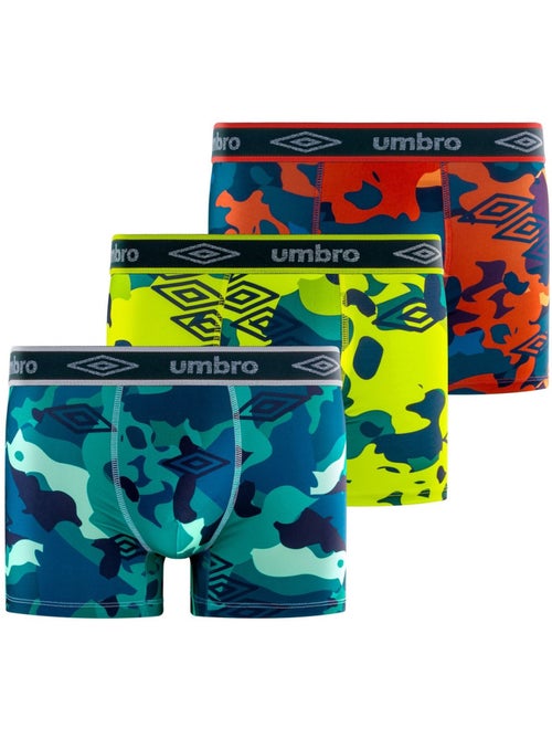 Lot de 3 boxers homme Pur Kamo Umbro - Kiabi