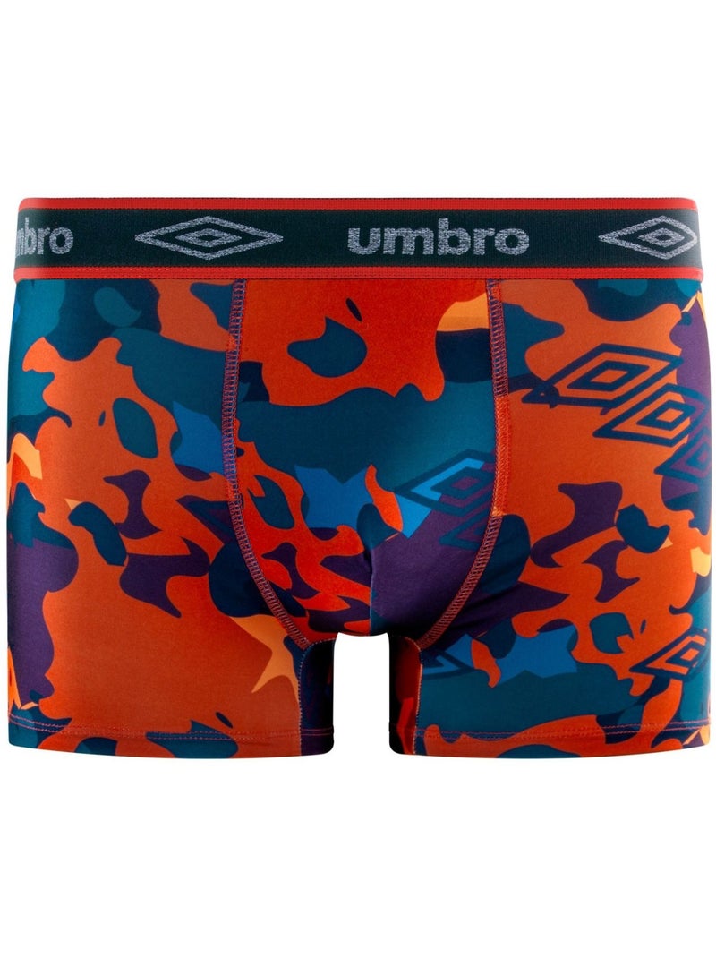 Lot de 3 boxers homme Pur Kamo Umbro Rouge - Kiabi
