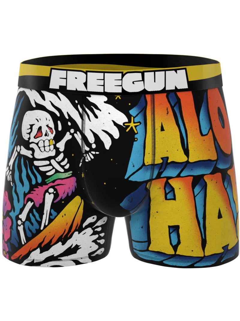 Lot de 3 boxers homme Retro Summer Freegun Orange - Kiabi