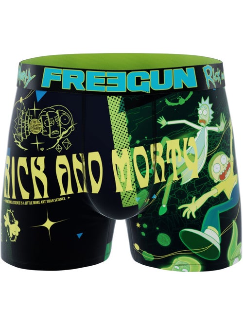 Lot de 3 boxers homme rick and morty freegun - Kiabi