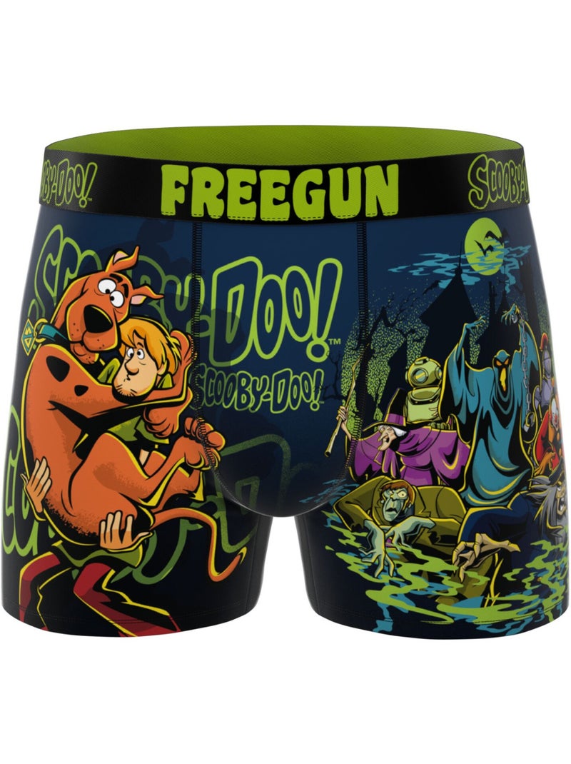 Lot de 3 boxers homme scooby-doo freegun Vert - Kiabi