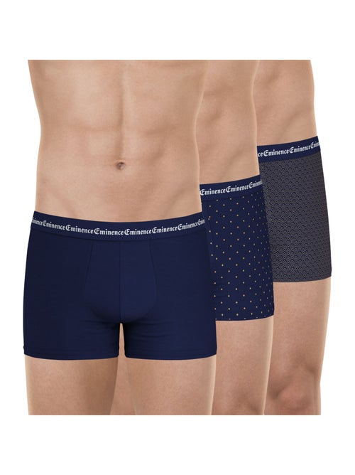 Lot de 3 boxers homme Signature Eminence - Kiabi