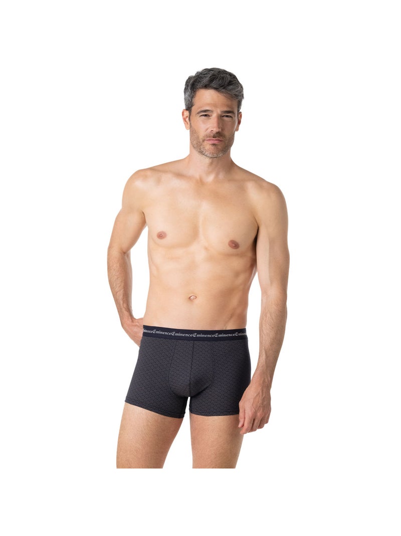 Lot de 3 boxers homme Signature Eminence Bleu - Kiabi