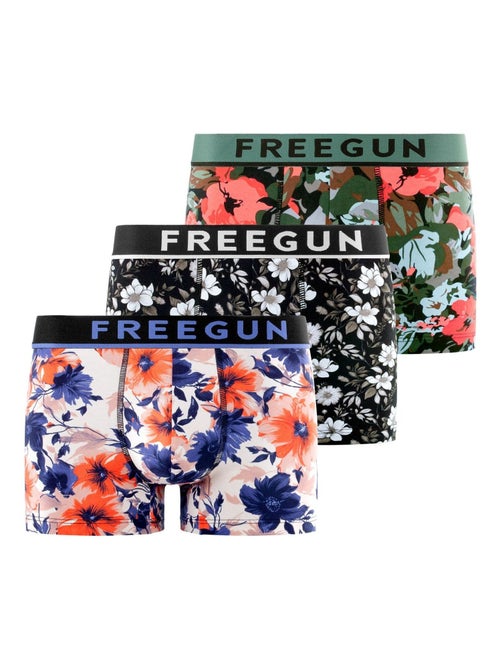 Lot de 3 boxers homme Signature Sergio Freegun - Kiabi