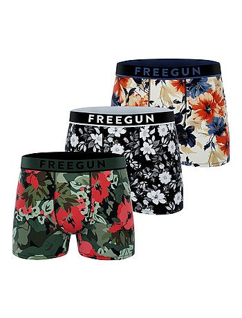 Lot de 3 boxers homme Signature Sergio Freegun