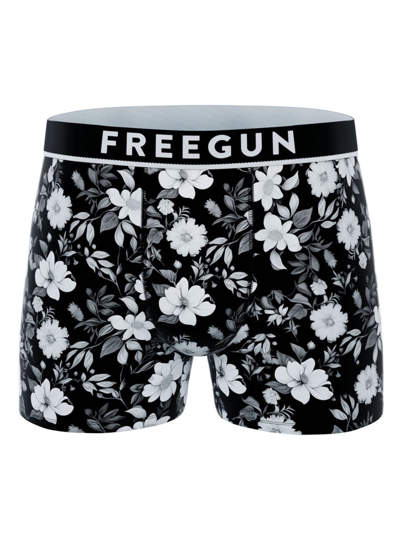 Lot de 3 boxers homme Signature Sergio Freegun Vert - Kiabi