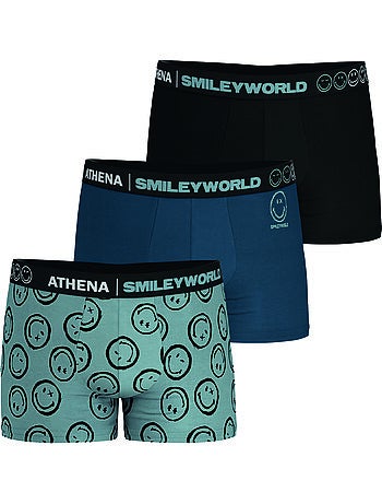 Lot de 3 boxers homme SmileyWorld® I Athena