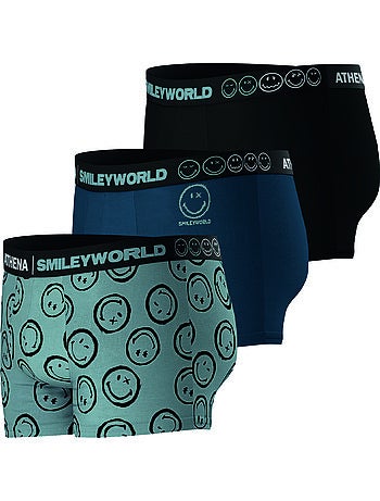 Lot de 3 boxers homme SmileyWorld® I Athena