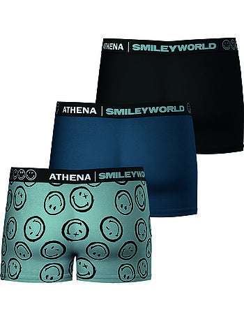 Lot de 3 boxers homme SmileyWorld® I Athena