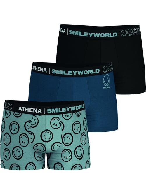 Lot de 3 boxers homme SmileyWorld® I Athena - Kiabi