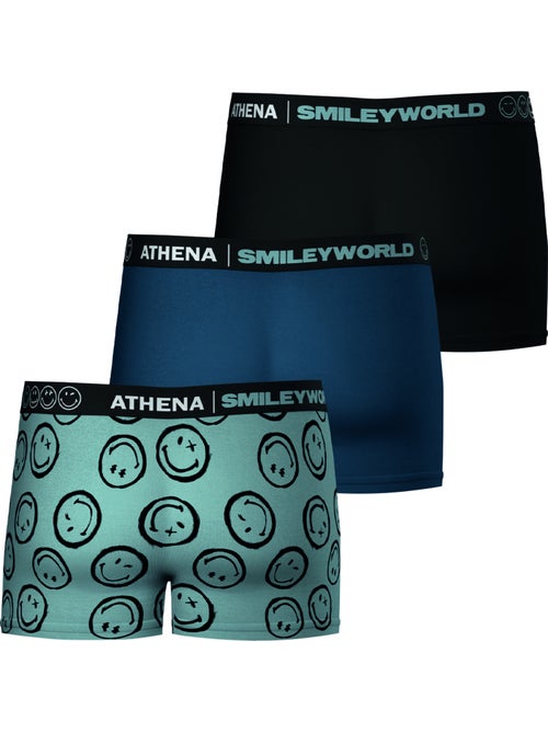 Lot de 3 boxers homme SmileyWorld® I Athena - Kiabi