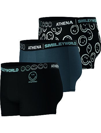 Lot de 3 boxers homme SmileyWorld® I Athena