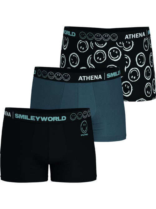 Lot de 3 boxers homme SmileyWorld® I Athena - Kiabi