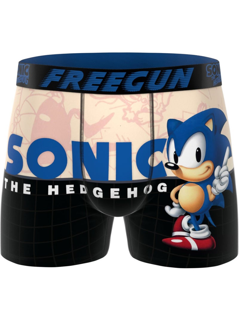 Lot de 3 boxers homme sonic freegun Bleu - Kiabi