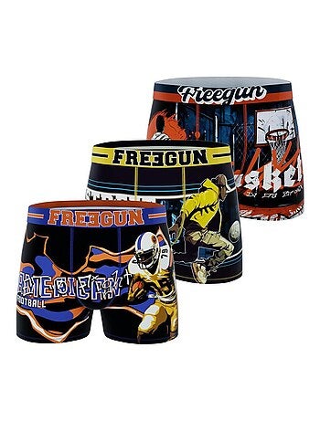 Lot de 3 boxers homme Sport Usa Freegun
