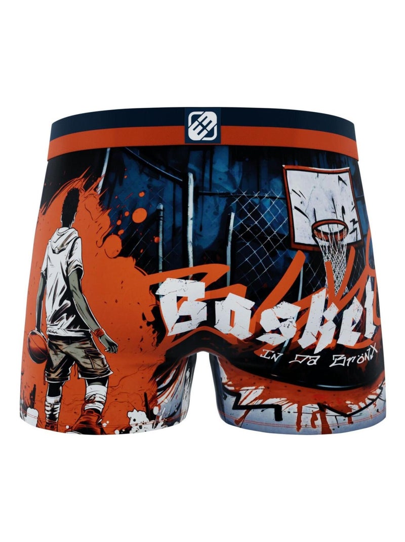Lot de 3 boxers homme Sport Usa Freegun Orange - Kiabi