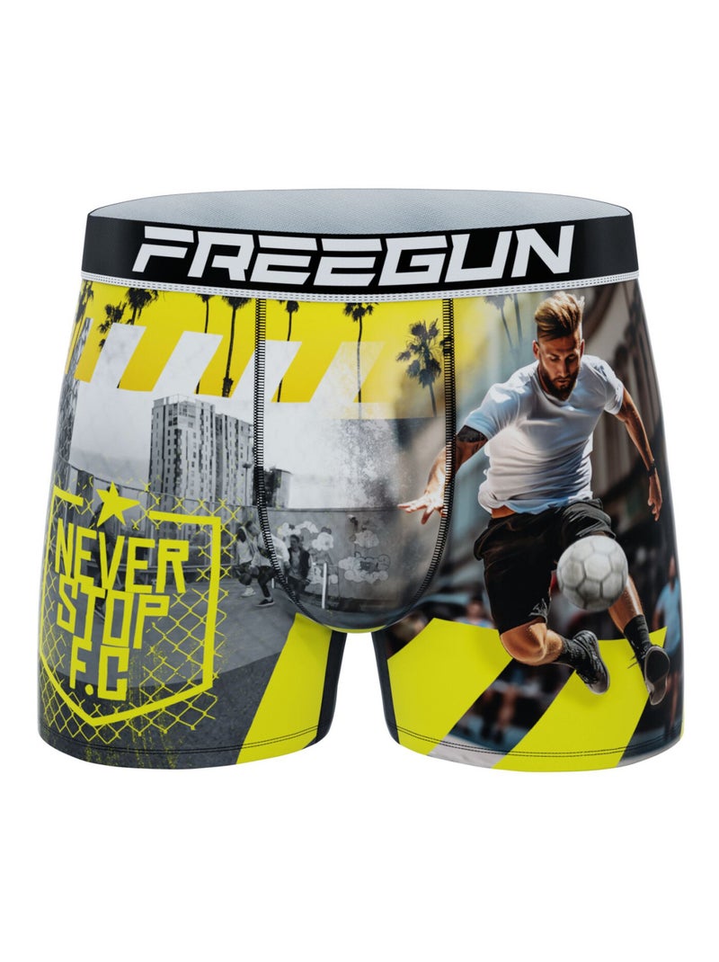 Lot de 3 boxers homme  Street Sport Freegun Jaune - Kiabi