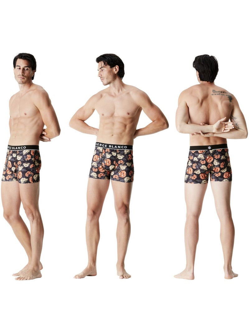 Lot de 3 boxers homme Sublimation Serge Blanco Bleu - Kiabi