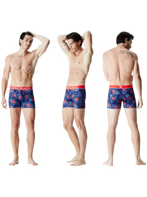 Lot de 3 boxers homme Sublimation Serge Blanco - Kiabi
