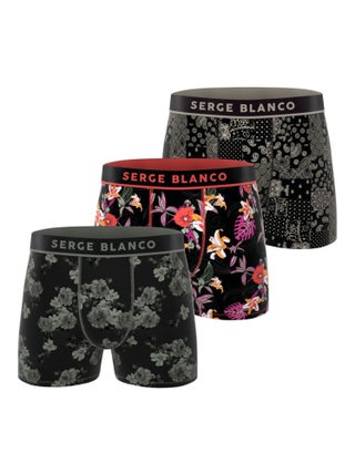 Lot de 3 boxers homme Sublimation Serge Blanco