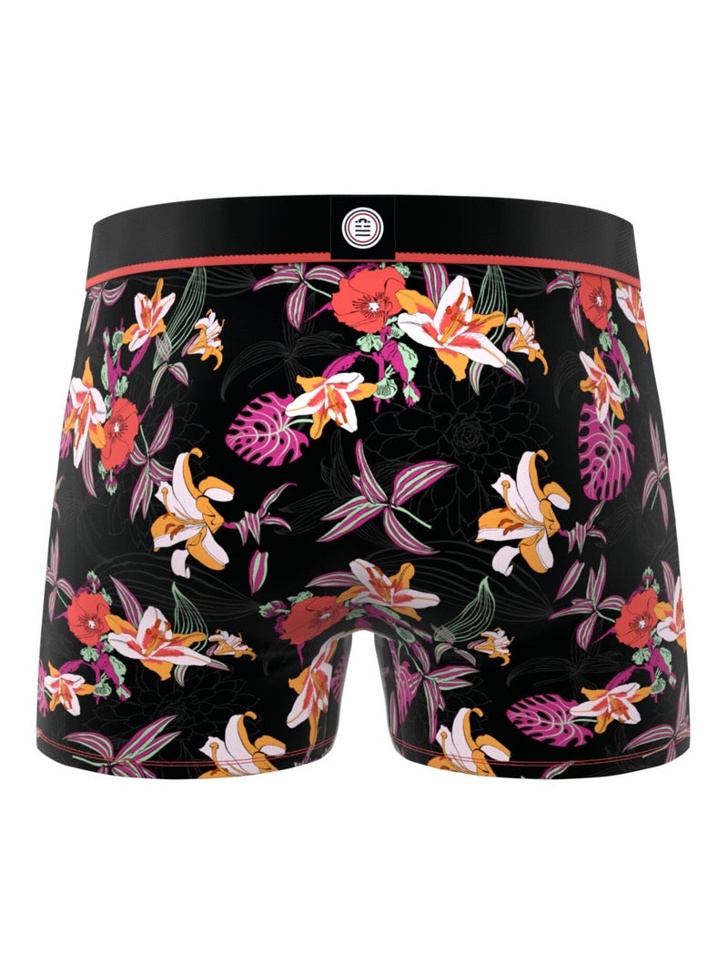 Lot de 3 boxers homme Sublimation Serge Blanco Noir Gris - Kiabi