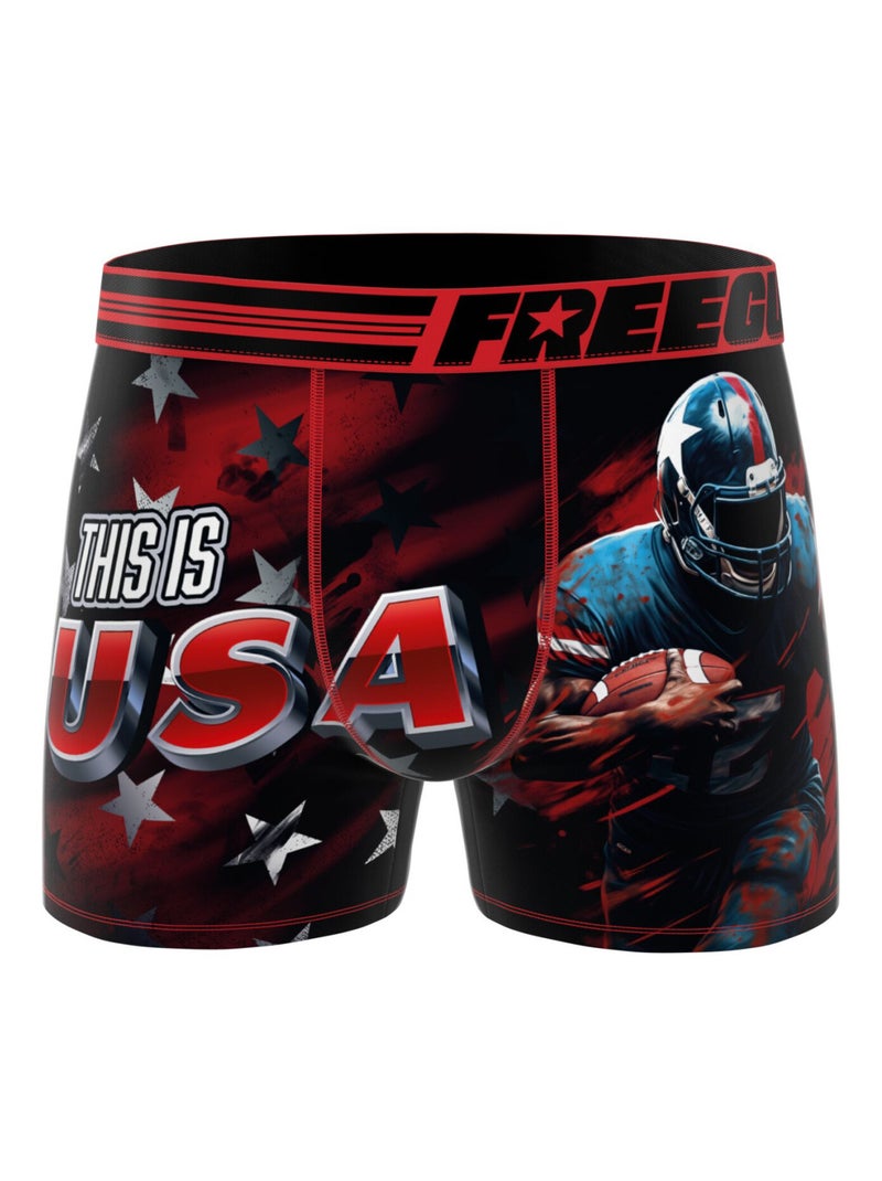 Lot de 3 boxers homme Summer Sport  Freegun Rouge - Kiabi