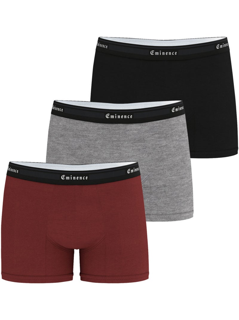 Lot de 3 boxers homme Tailor Eminence Multicolore - Kiabi