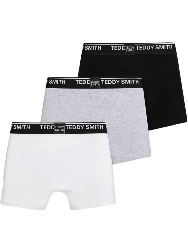 Lot de 3 Boxers Homme Teddy Smith 1TS528 Noir - Kiabi
