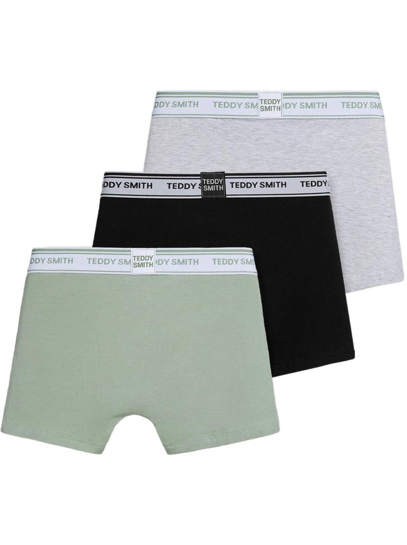 Lot de 3 Boxers Homme Teddy Smith Noir - Kiabi