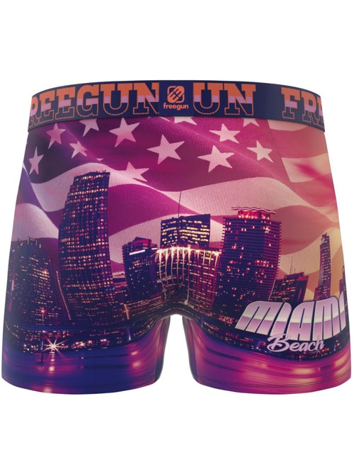 Lot de 3 boxers homme This is America Freegun - Kiabi