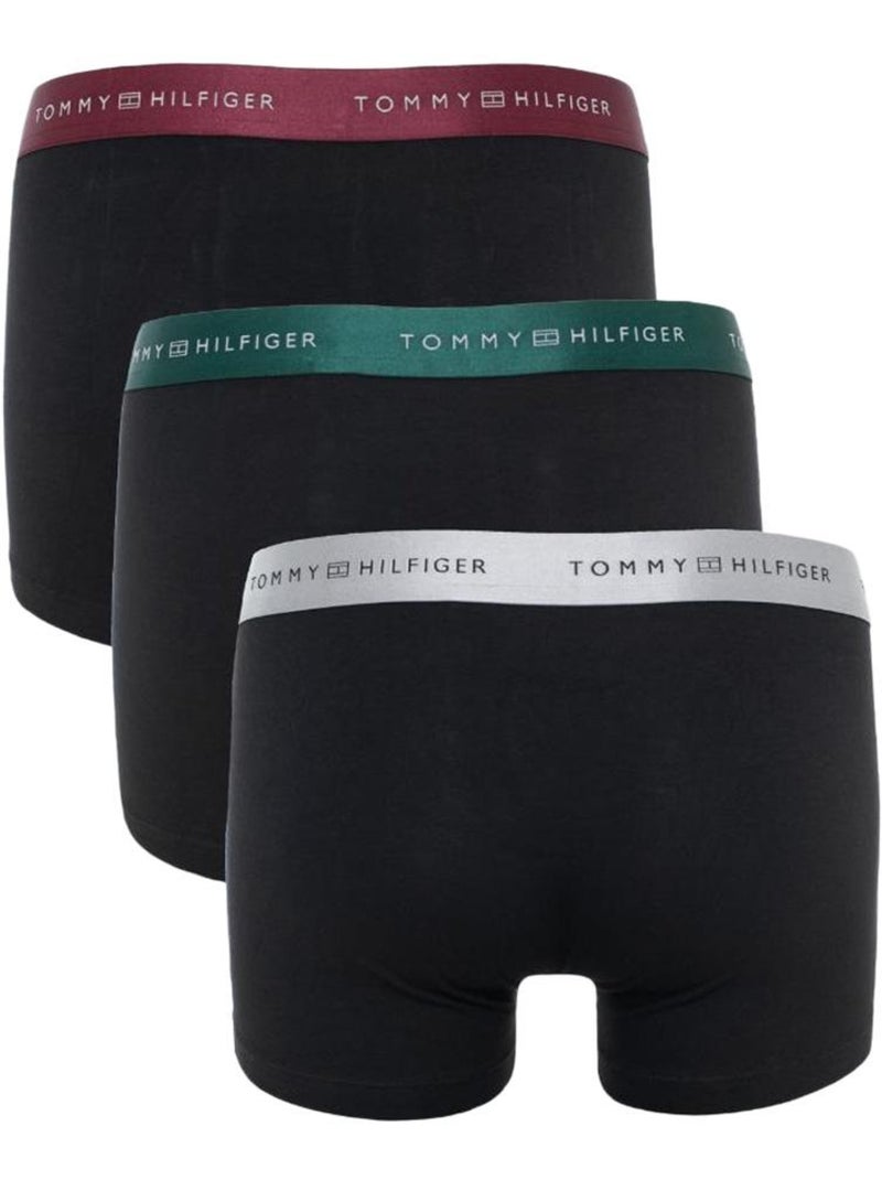 Lot de 3 Boxers Homme Tommy Hilfiger Noir Multicolore - Kiabi