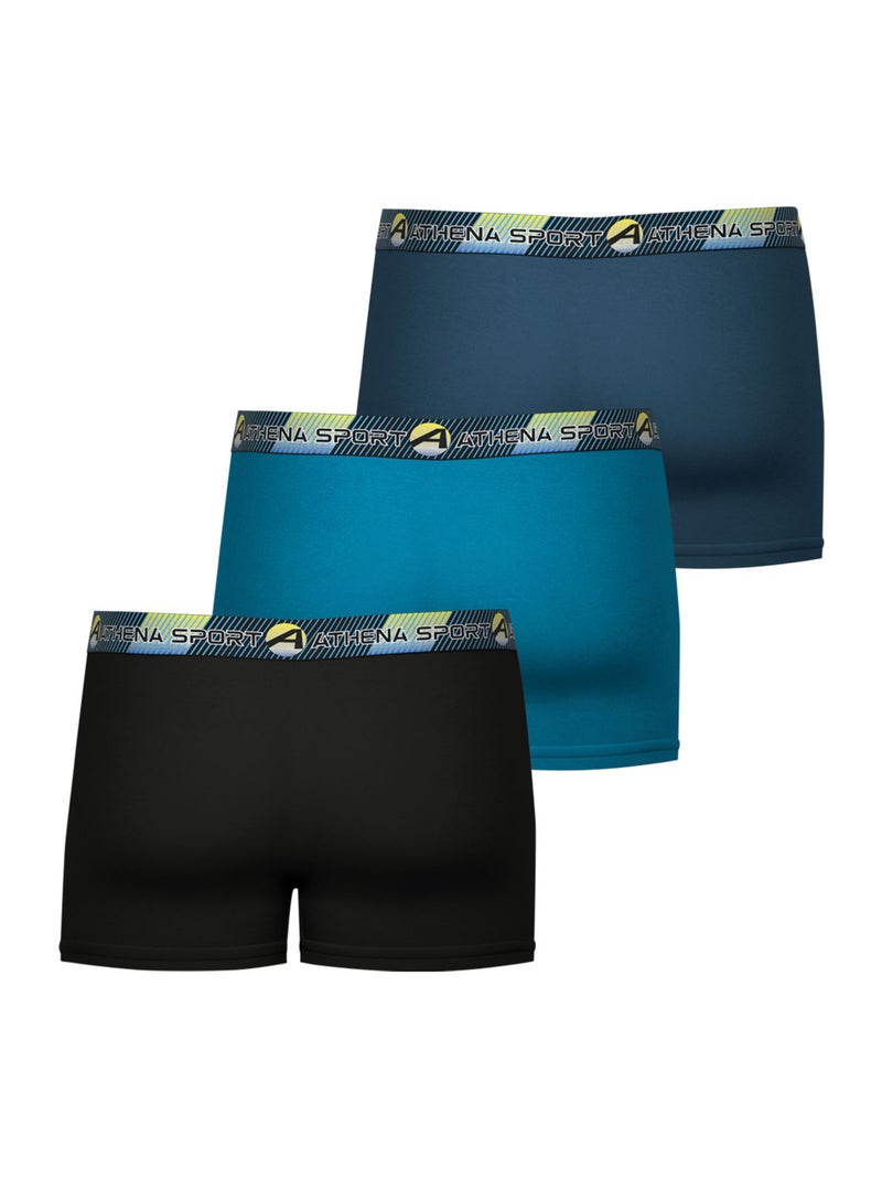 Lot de 3 boxers homme Training Dry Athena Bleu - Kiabi