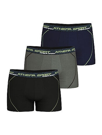 Lot de 3 boxers homme Training Dry Athena