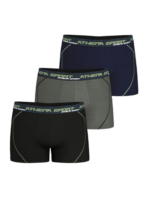 Lot de 3 boxers homme Training Dry Athena - Kiabi