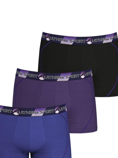 Lot de 3 boxers homme training dry athena - Kiabi