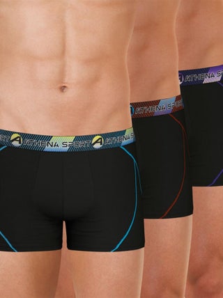 Lot de 3 boxers homme Training