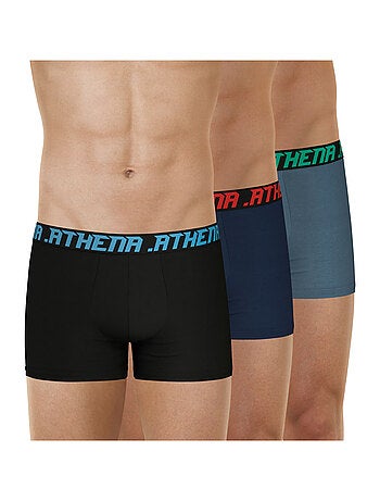 Lot de 3 boxers homme Trio Essentiel Athena